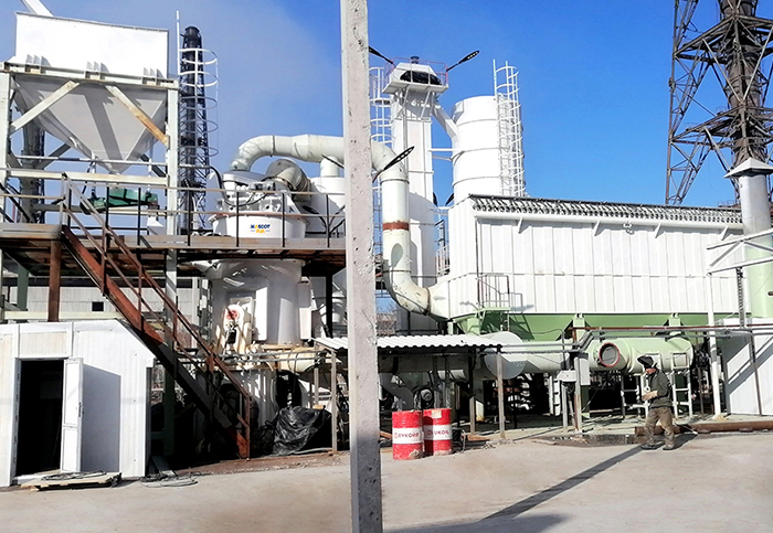 40TPH Vertical Mill Production Line  In Xinjiang , China